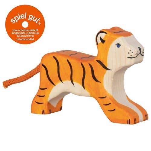 Holztiger - Tiger, small, running