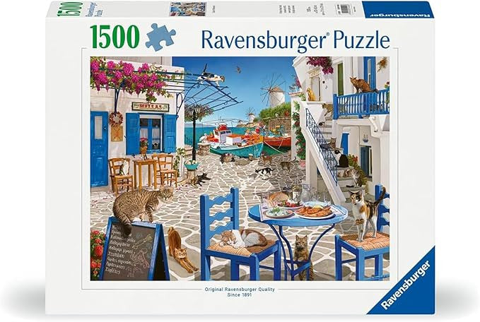 Ravensburger 1500pc - Cats Of Mykonos Puzzle