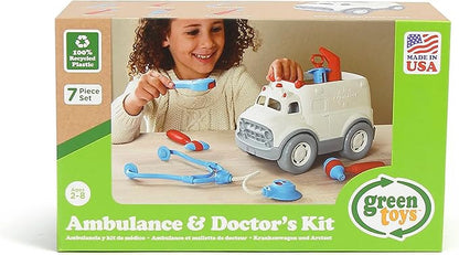 Green Toys - Ambulance & Doctor's Kit 7PC SET