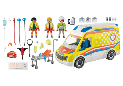 Playmobil City Life -  Ambulance with Lights and Sound 71202