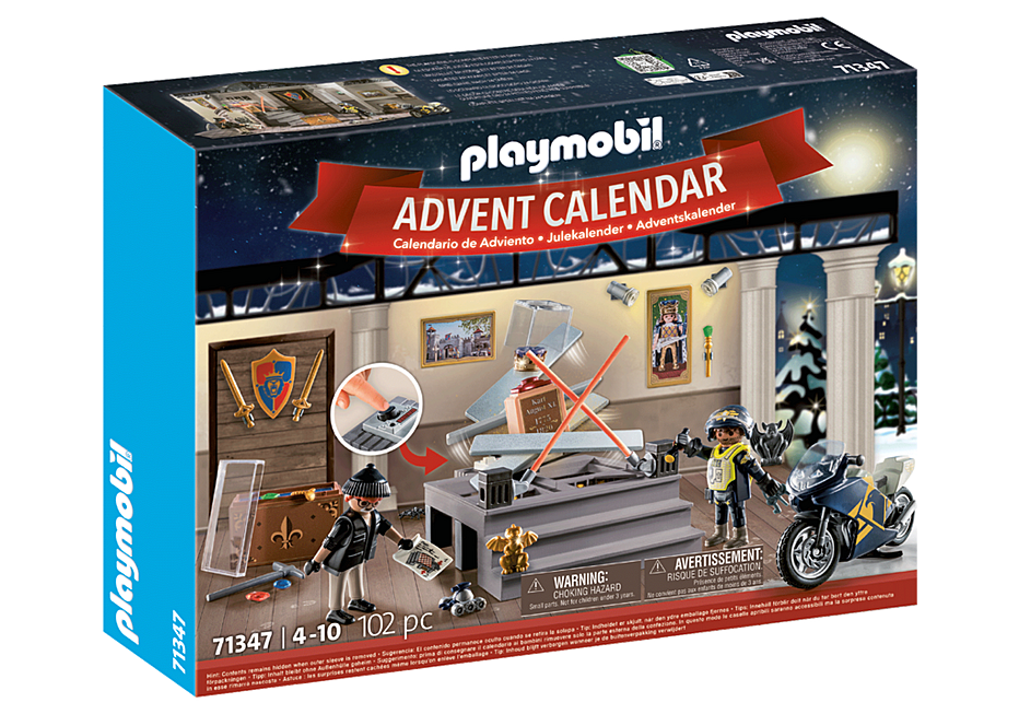 Playmobil Police - Advent Calendar- Police Museum Theft