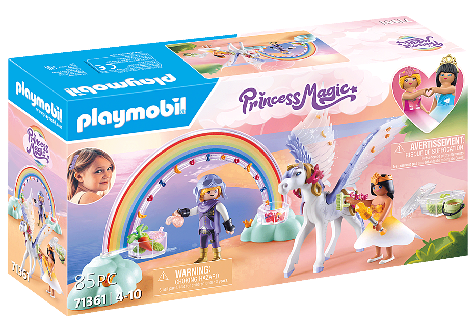 Playmobil Princess Magic - Pegasus with Rainbow in the Clouds 71361