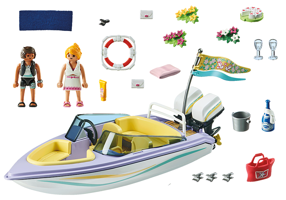 Playmobil City Life - Honeymoon Speedboat Trip 71366