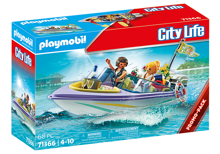 Playmobil City Life - Honeymoon Speedboat Trip 71366