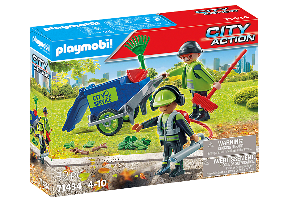 Playmobil - Action Heroes - Street Cleaning Team 71343