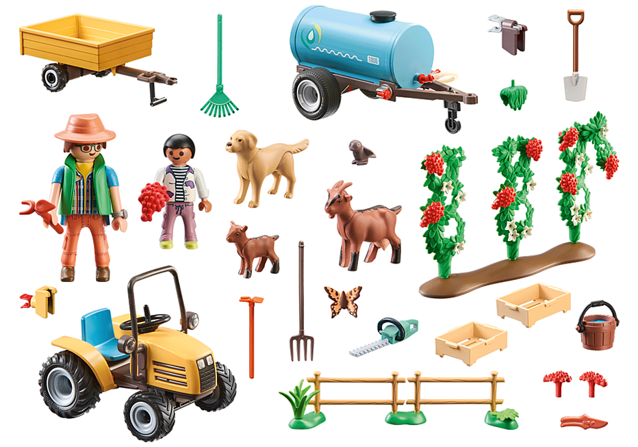 Playmobil Country - Tractor with Trailer and Water Tank 71442