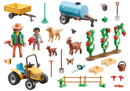 Playmobil Country - Tractor with Trailer and Water Tank 71442