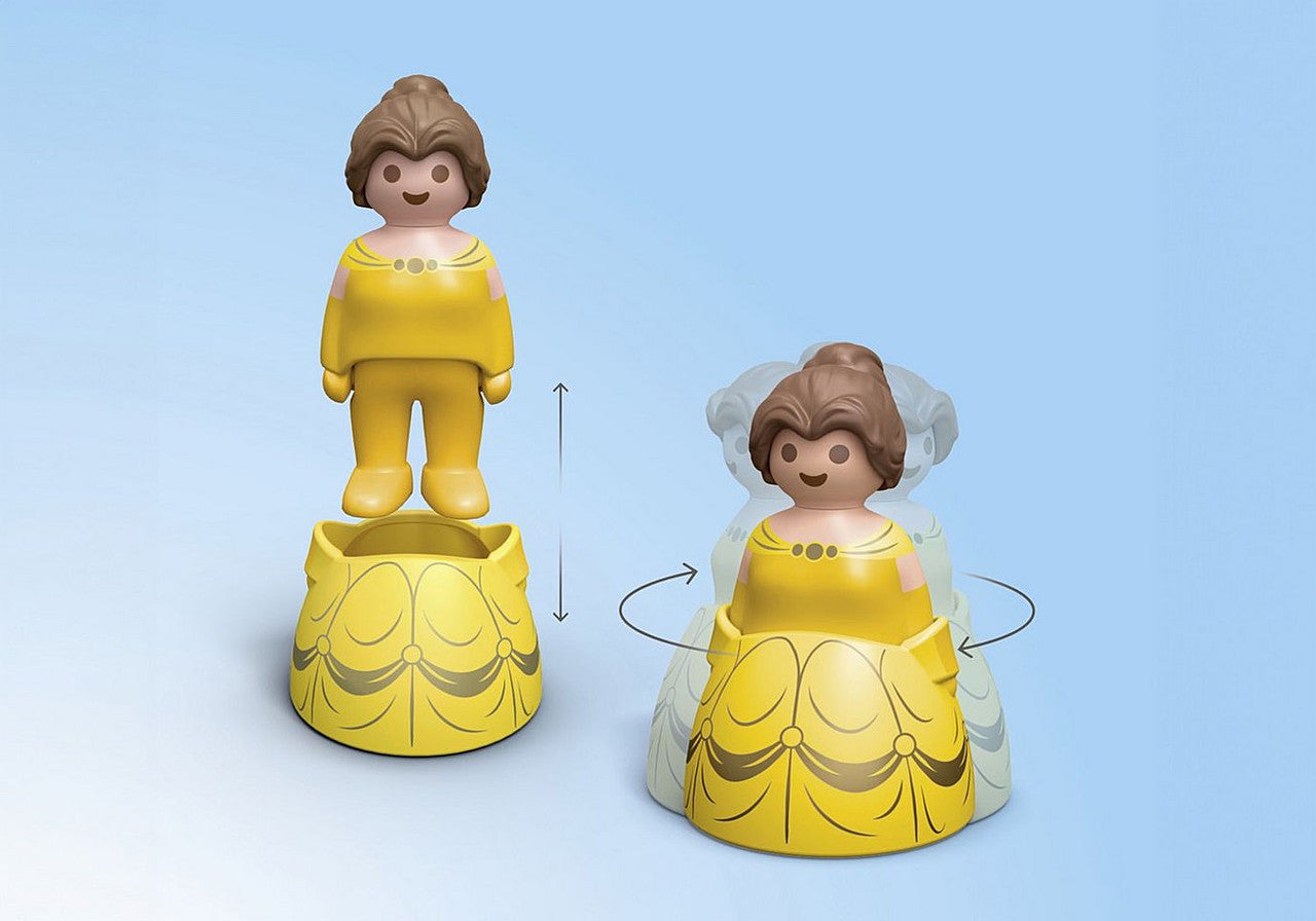 Playmobil 1.2.3 & Disney - Belle's Play Tower with Sound 71458
