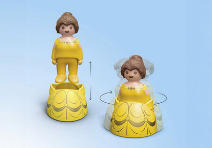 Playmobil 1.2.3 & Disney - Belle's Play Tower with Sound 71458