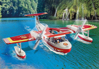 Playmobil - Action Heroes - Firefighting Plane with Extinguishing Function 71463