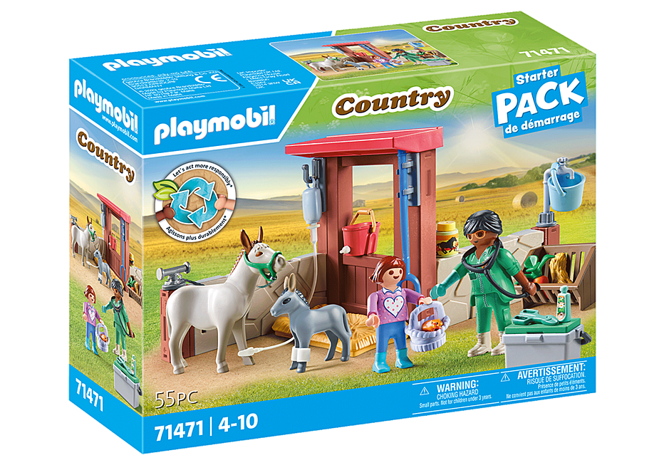 Playmobil Country - Veterinary Mission with the Donkeys