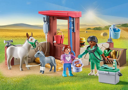 Playmobil Country - Veterinary Mission with the Donkeys