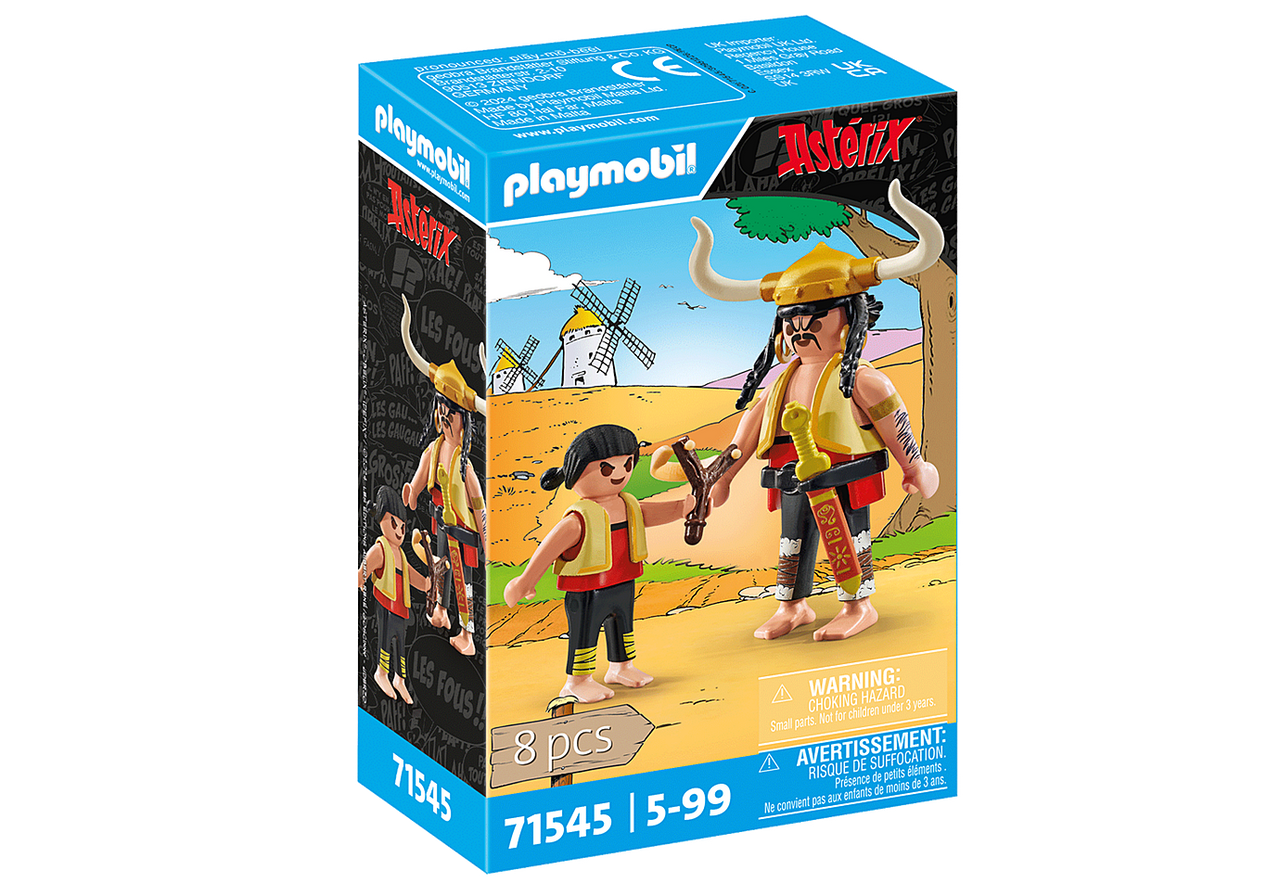 Playmobil - Asterix - Huevos y Bacon and Pepe 71545