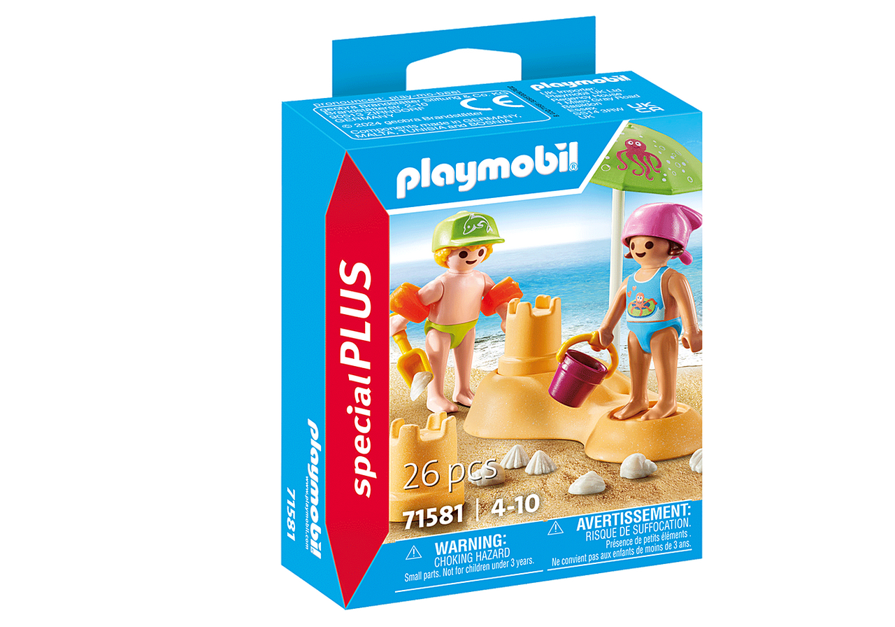Playmobil - Special Plus - Kids with Sand Castle 71581