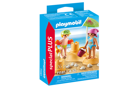 Playmobil - Special Plus - Kids with Sand Castle 71581