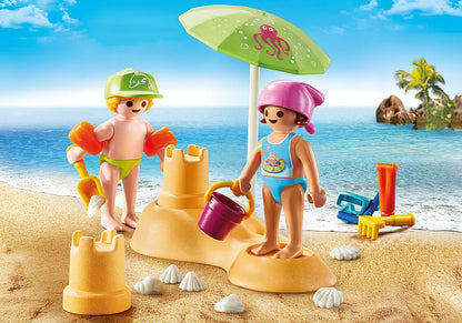 Playmobil - Special Plus - Kids with Sand Castle 71581