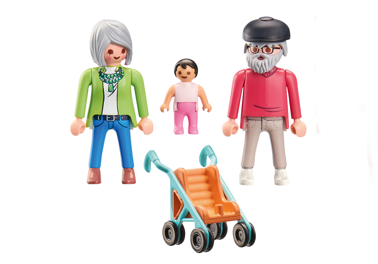 Playmobil - My Life - Grandparents with Baby 71613