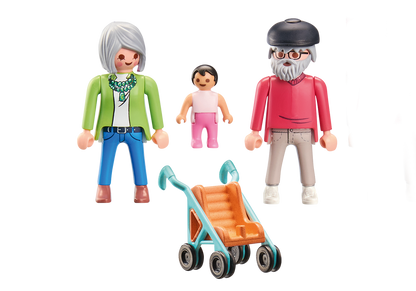 Playmobil - My Life - Grandparents with Baby 71613
