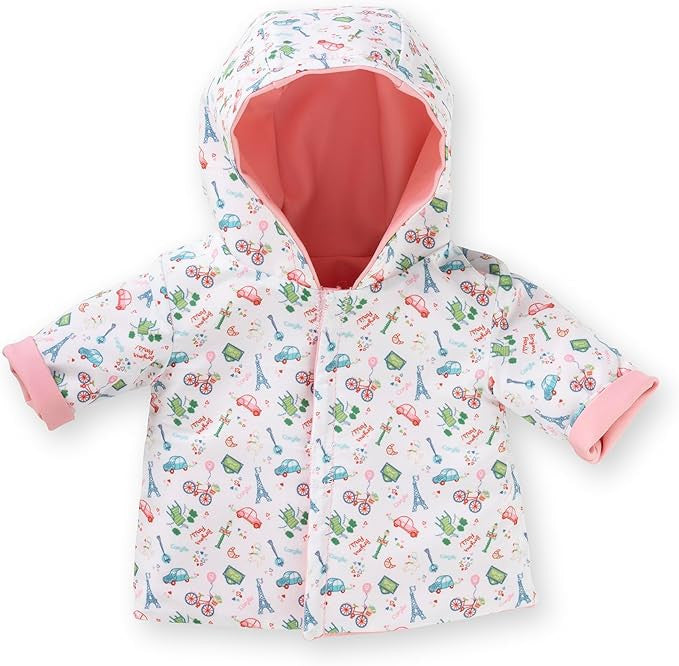 Corolle Mon Premier - A weekend in Paris Reversible Waxed Coat to fit 30cm Baby Doll