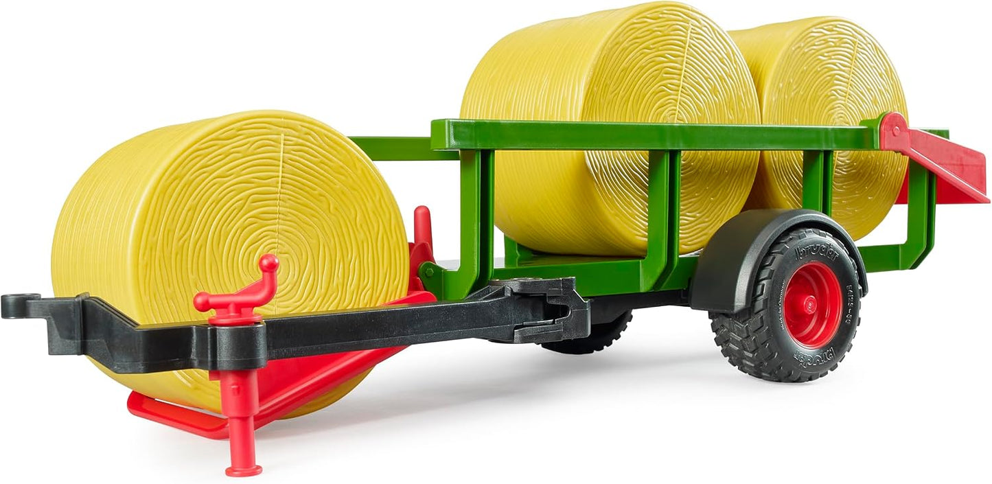 Bruder Self Loading Bale Trailer with 3 Round Bales 24002204