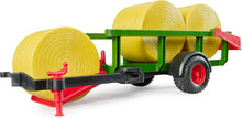 Bruder Self Loading Bale Trailer with 3 Round Bales 02204