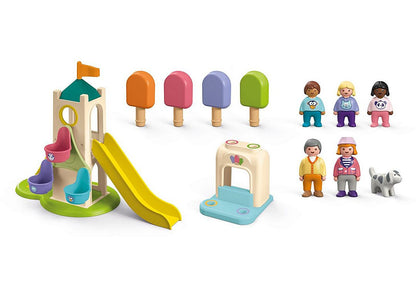 Playmobil Junior - Adventure Tower with Ice Cream Booth 71326 *Damaged Packaging*