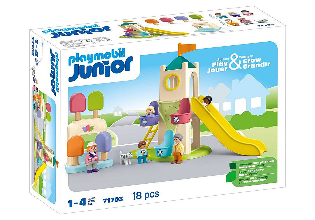Playmobil Junior - Adventure Tower with Ice Cream Booth 71326 *Damaged Packaging*