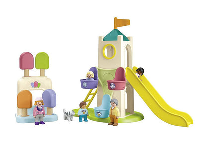 Playmobil Junior - Adventure Tower with Ice Cream Booth 71326 *Damaged Packaging*
