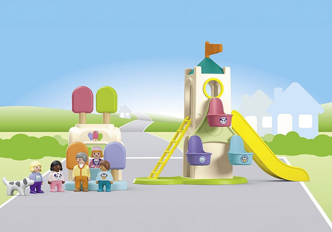 Playmobil Junior - Adventure Tower with Ice Cream Booth 71326 *Damaged Packaging*