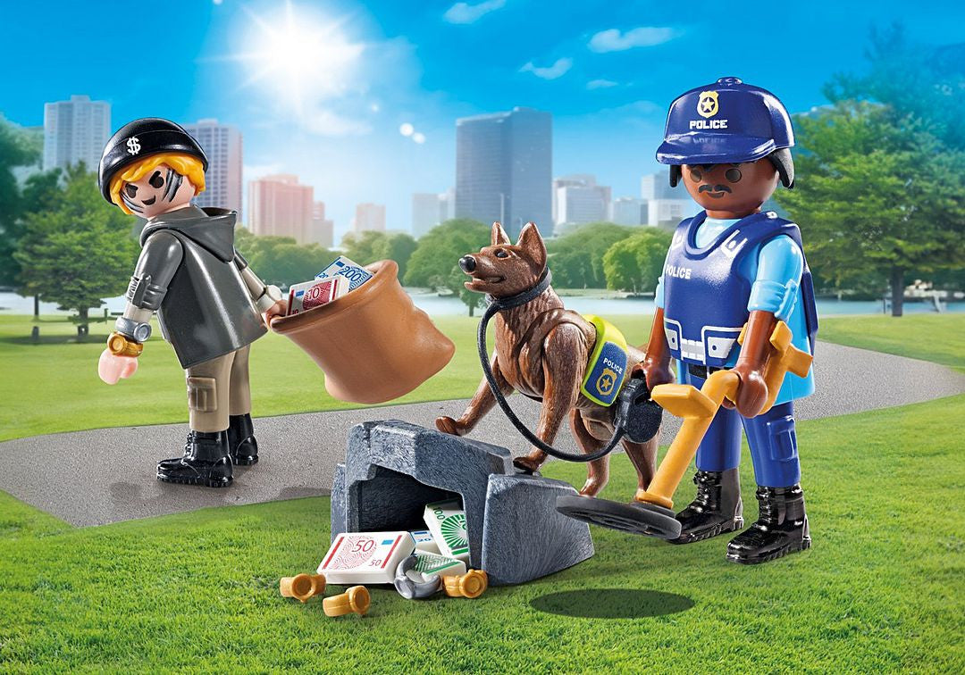 Playmobil - City Action - Police Search with Dog 71731