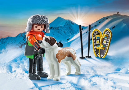 Playmobil My Life - Hiker with Saint Bernard 71741