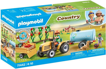 Playmobil Country - Tractor with Trailer and Water Tank 71442