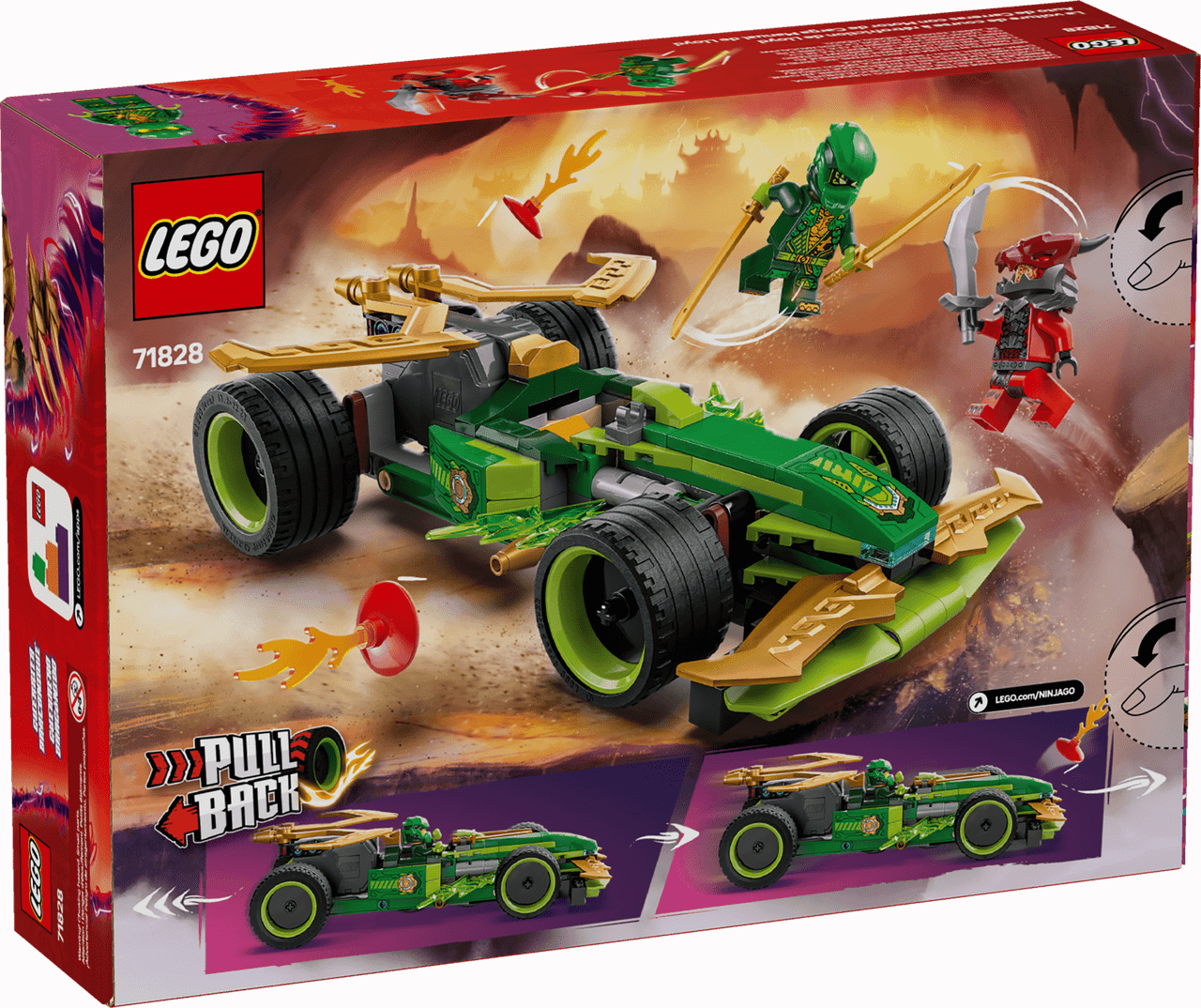 LEGO® Ninjago® - Lloyd's Pull-Back Race Car 71828