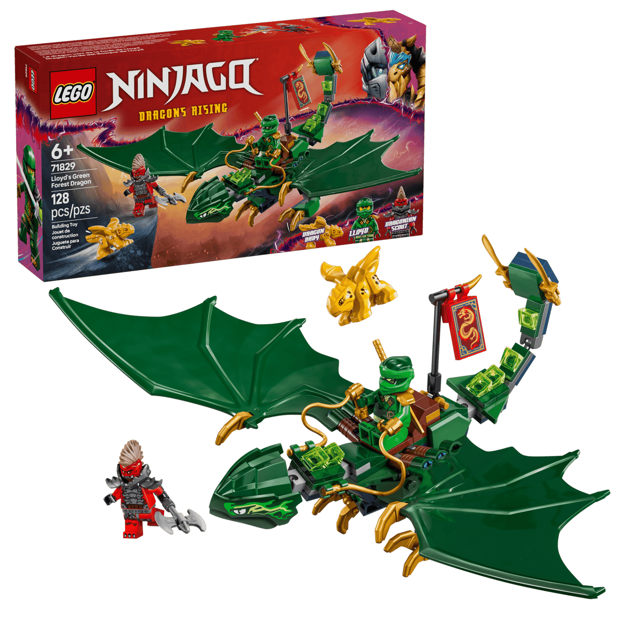 LEGO® Ninjago® - Lloyd's Green Forest Dragon 71829