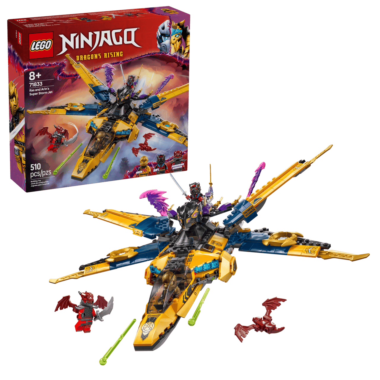 LEGO® Ninjago® - Ras and Arin's Super Storm Jet 71833