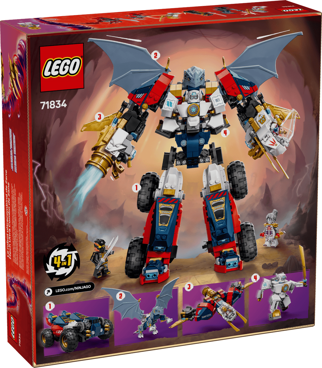 LEGO® Ninjago® - Zane's Ultra Combiner Mech 71834