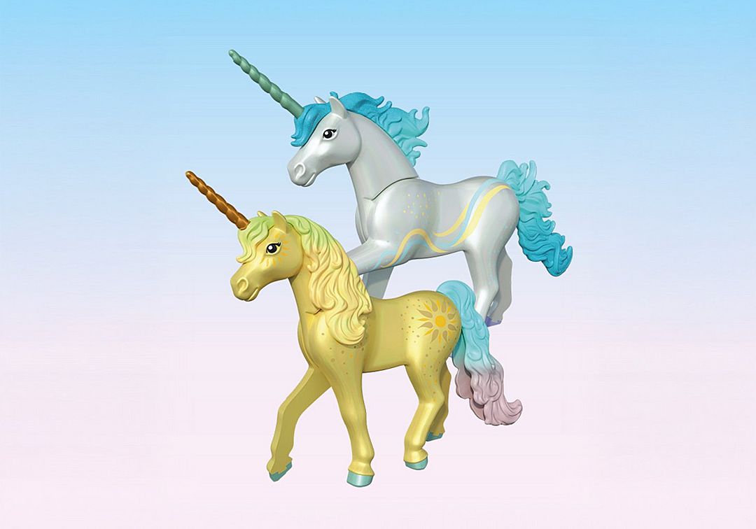 Playmobil - Collectible Unicorn: Sunshine Blossom with Fairy 71842