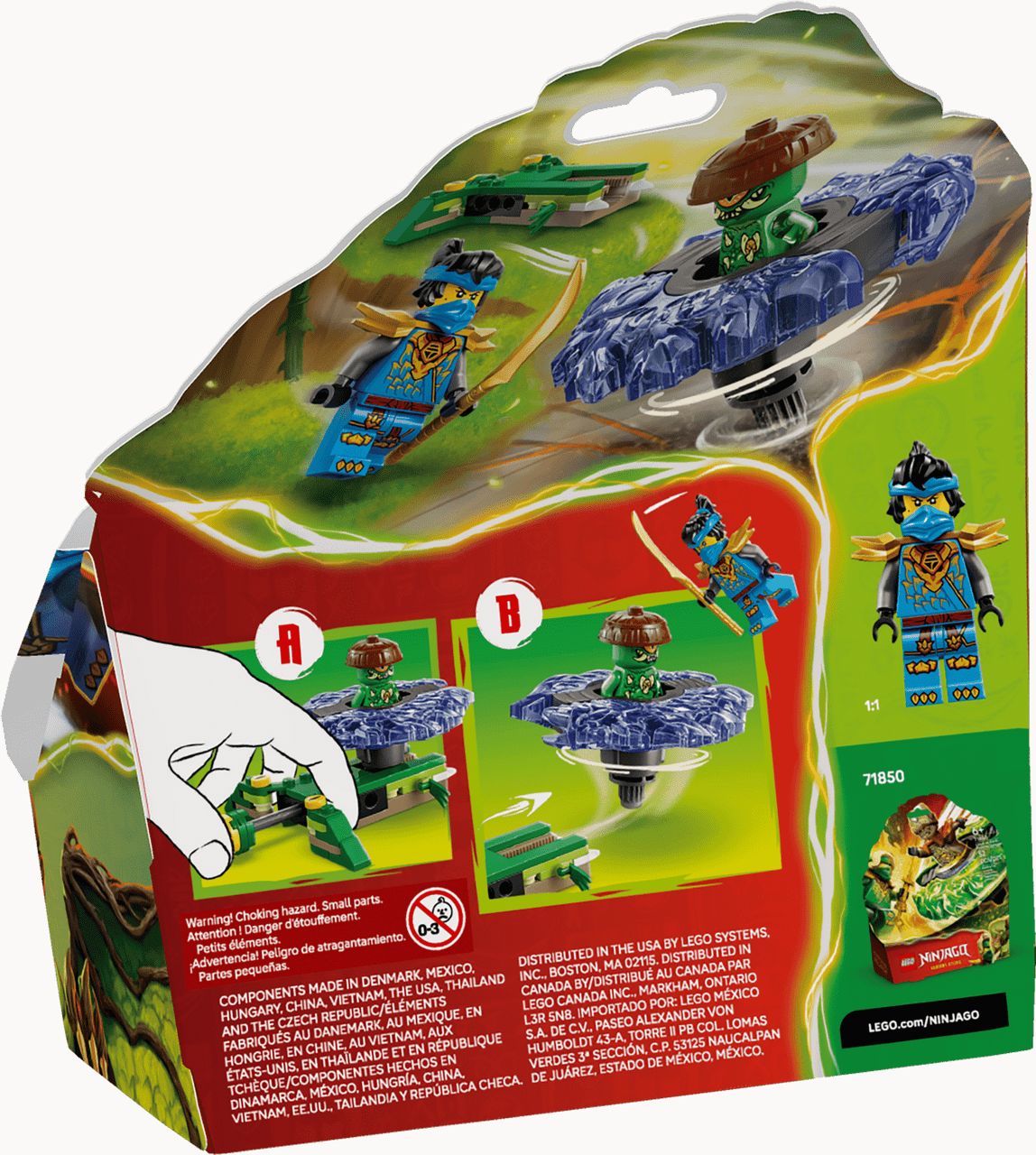 LEGO® Ninjago® - Nya vs. Mutation Monster Spinner 71849