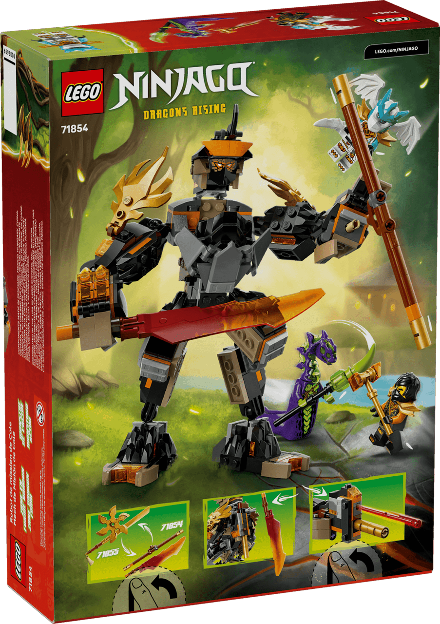 LEGO® Ninjago® - Cole's Mission Mech & Dragon Zane 71854