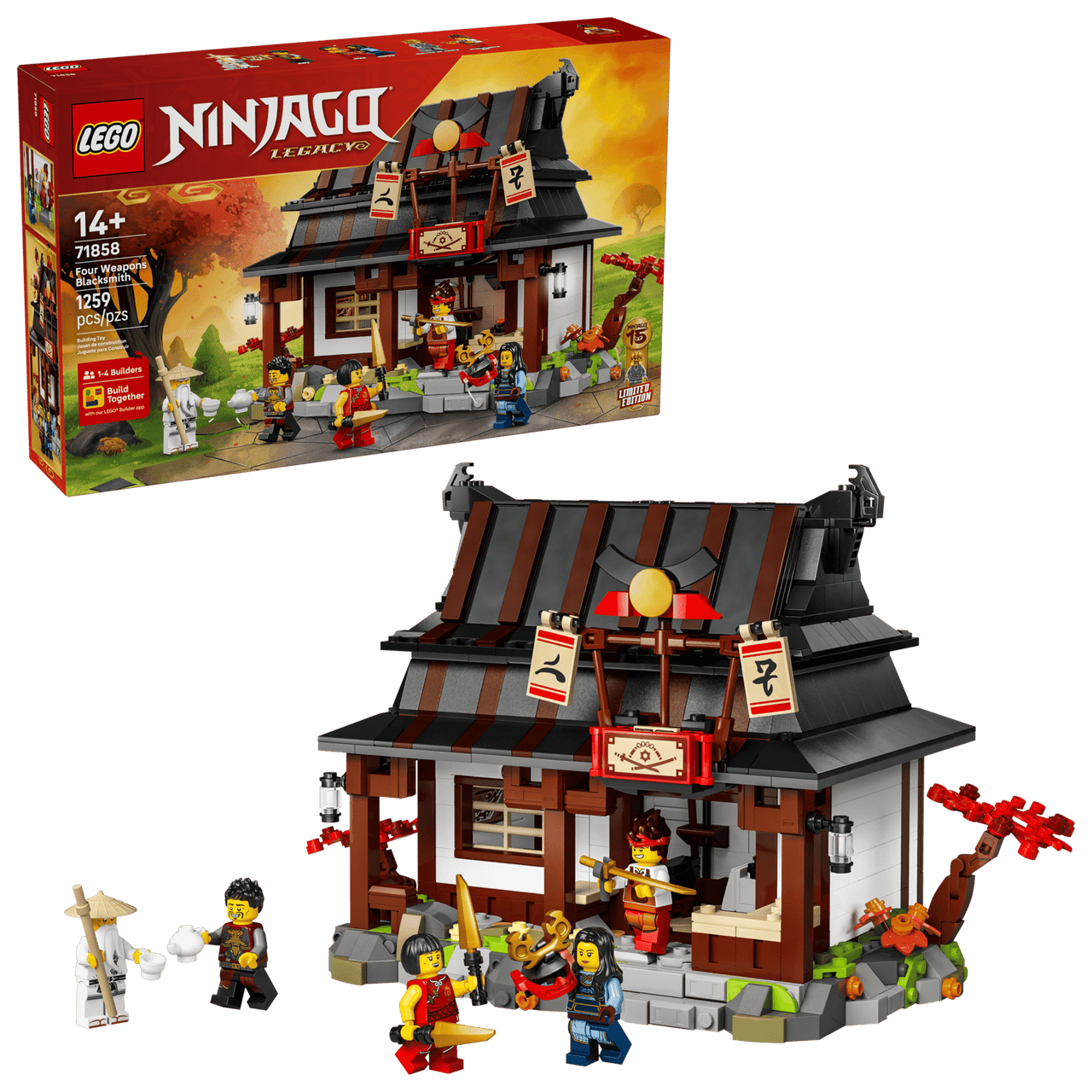 LEGO® Ninjago® - Four Weapons Blacksmith 15th Anniversary 71858