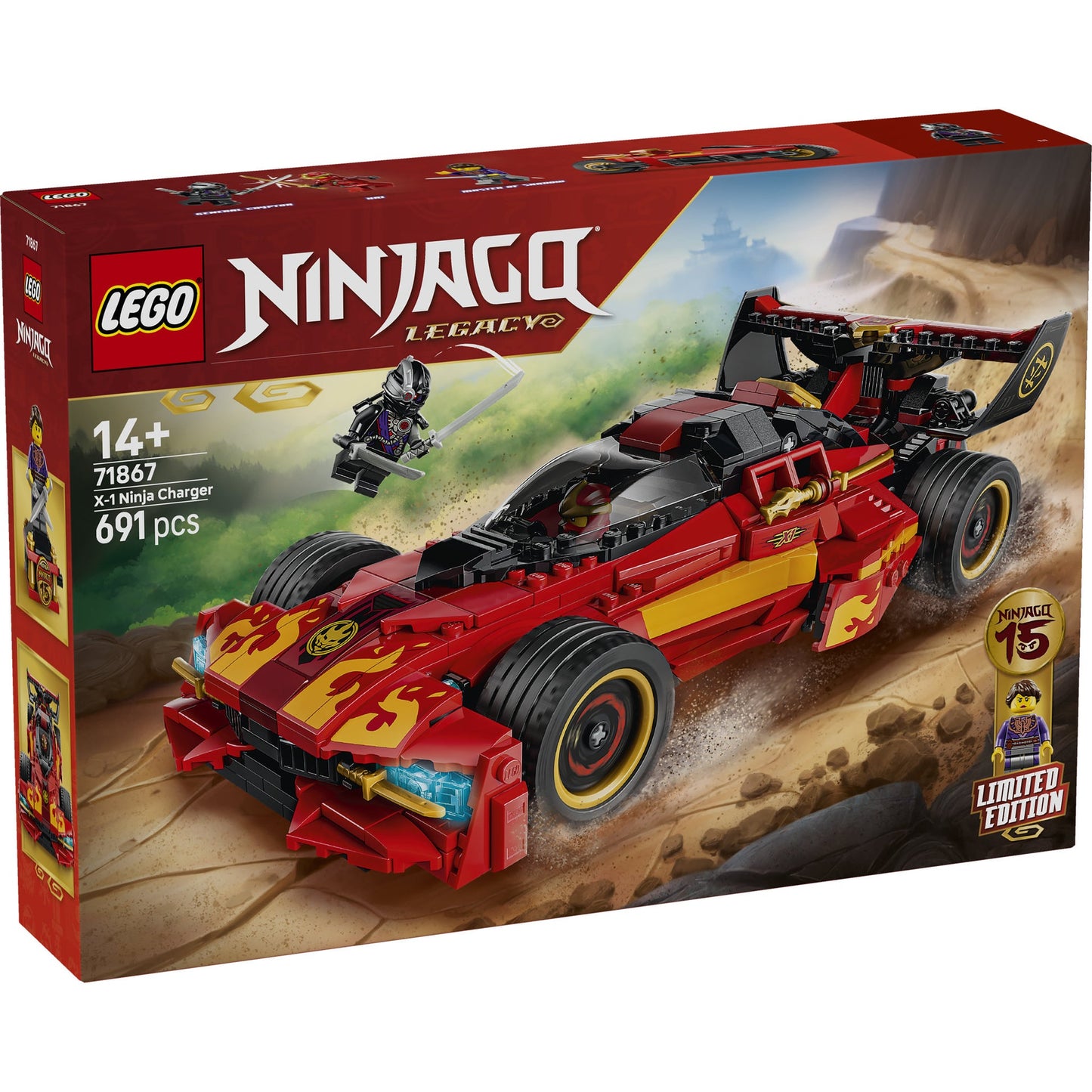 LEGO® NINJAGO® X-1 Ninja Charger 15th Anniversary Toy 71867