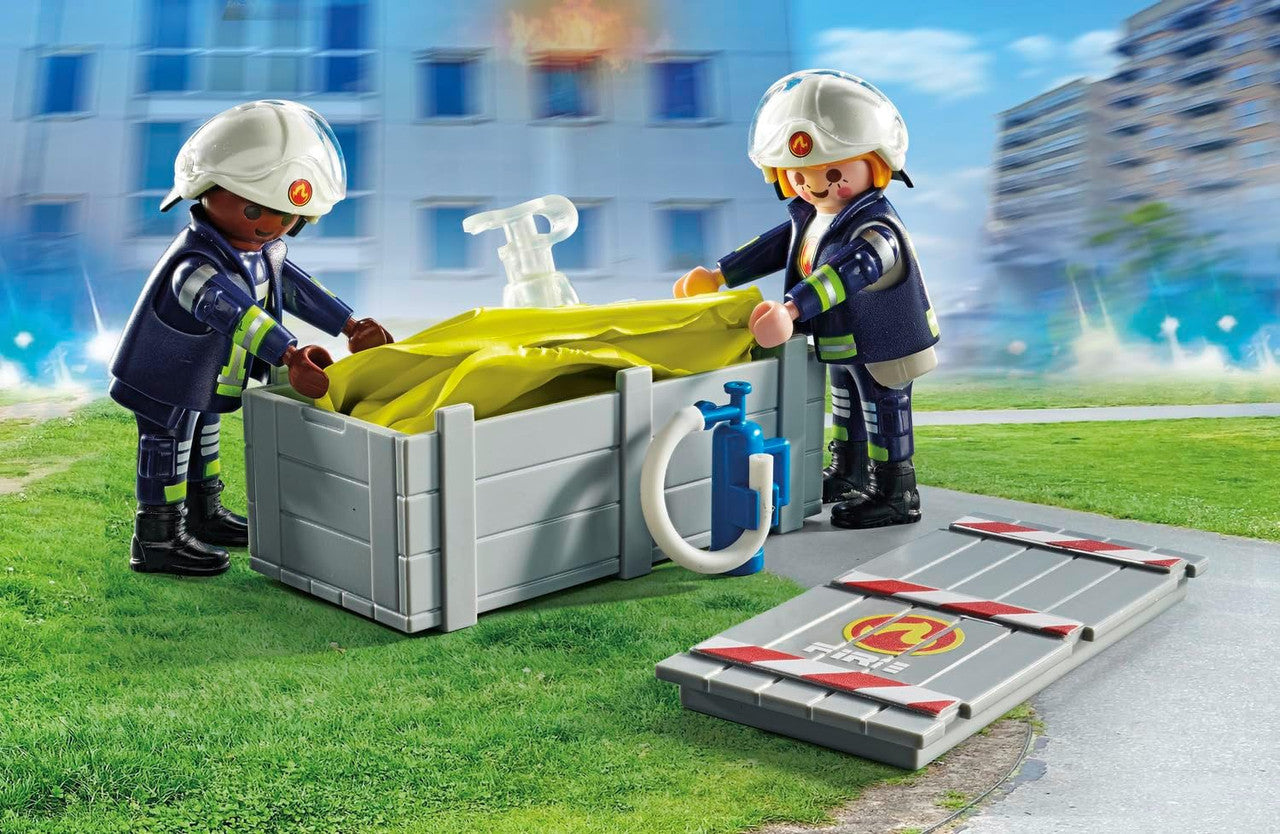 Playmobil - Firefighter with Air Pillow 71465