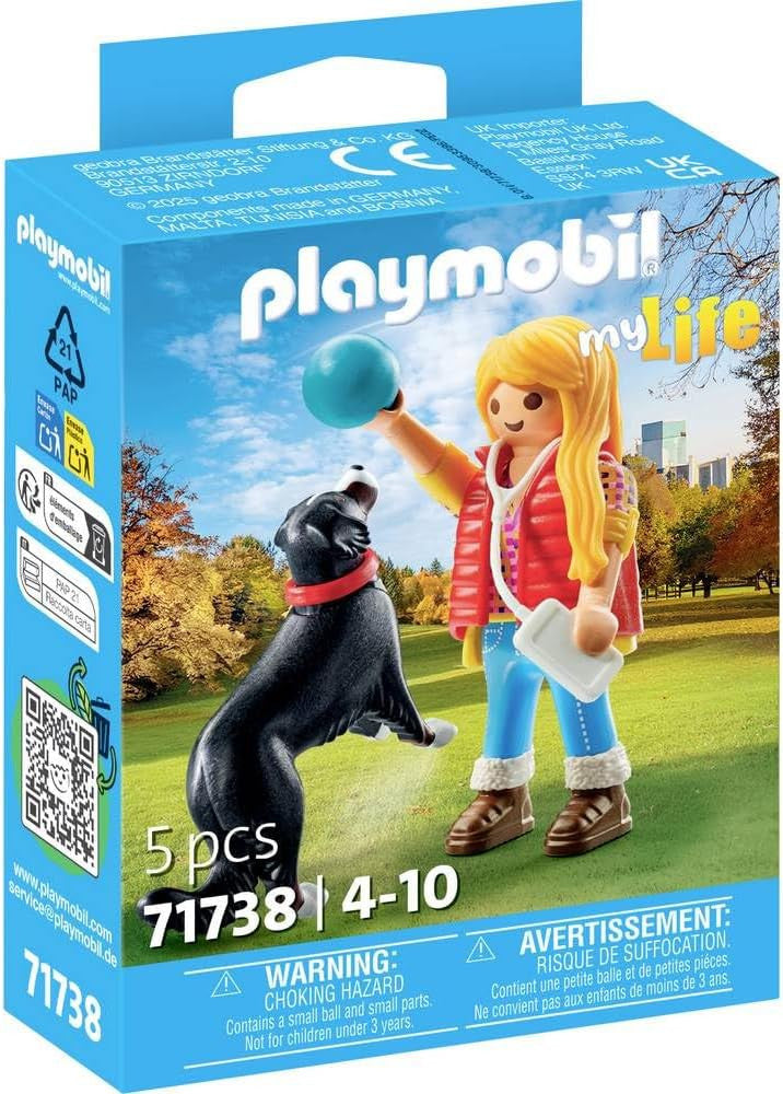 Playmobil My Life - Woman with Mountain Dog 71738