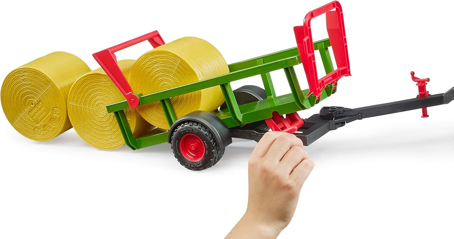 Bruder Self Loading Bale Trailer with 3 Round Bales 24002204