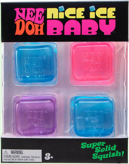 NeeDoh - Nice Ice Baby Cube 4 Pack