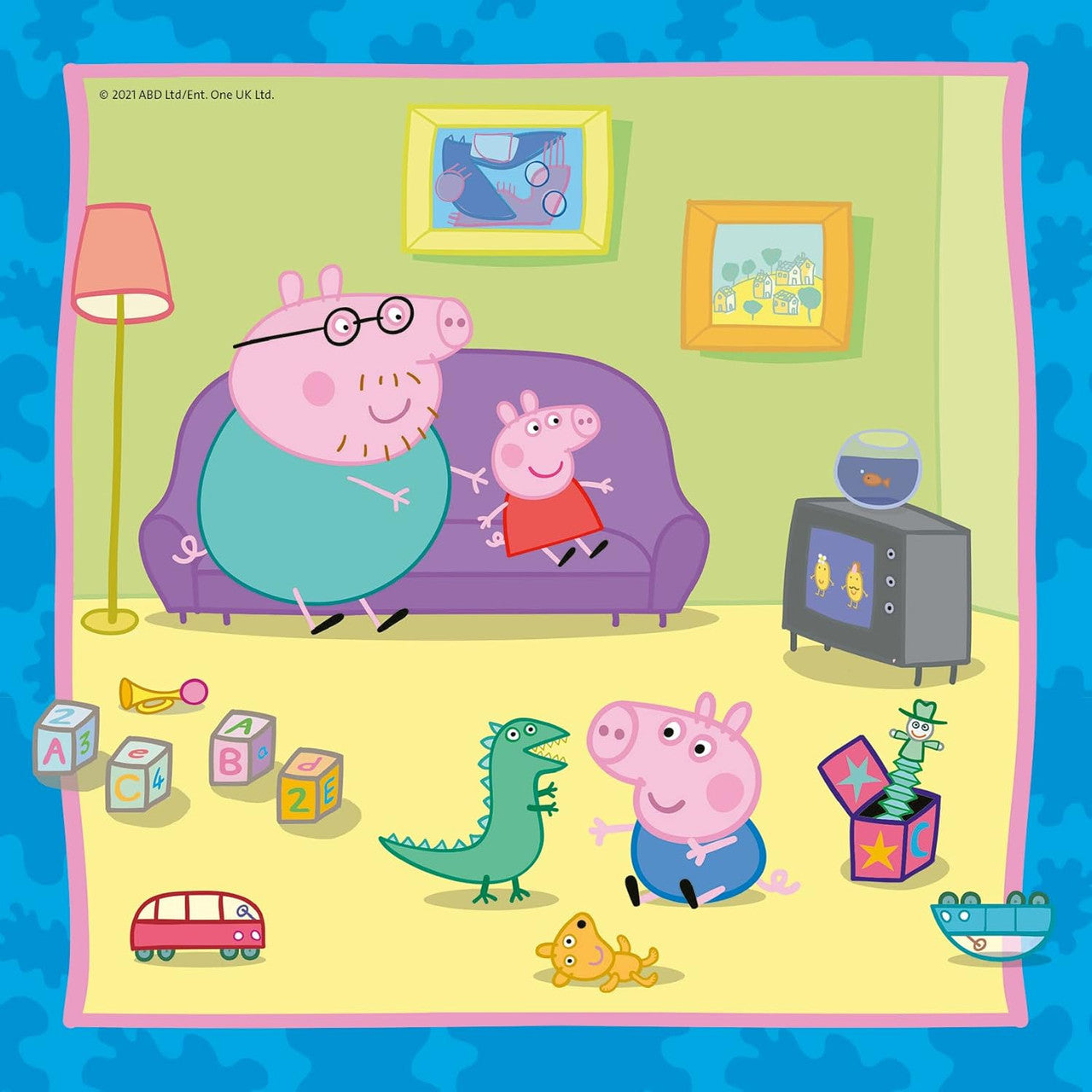 Ravensburger 3x49pc- Peppa's Family & Friends Puzzle