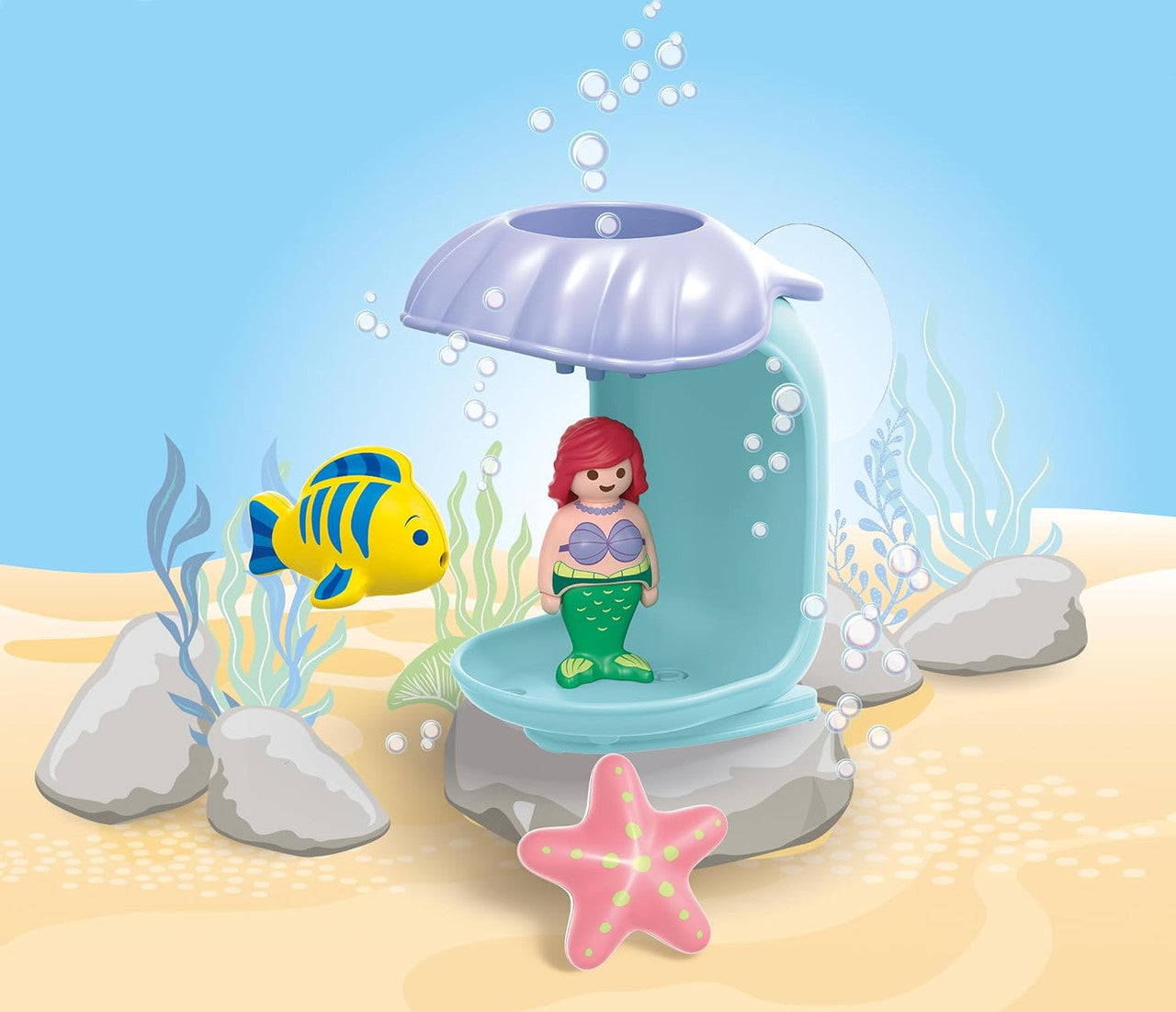 Playmobil 1.2.3 & Disney - Ariel's Shell Shower 71460