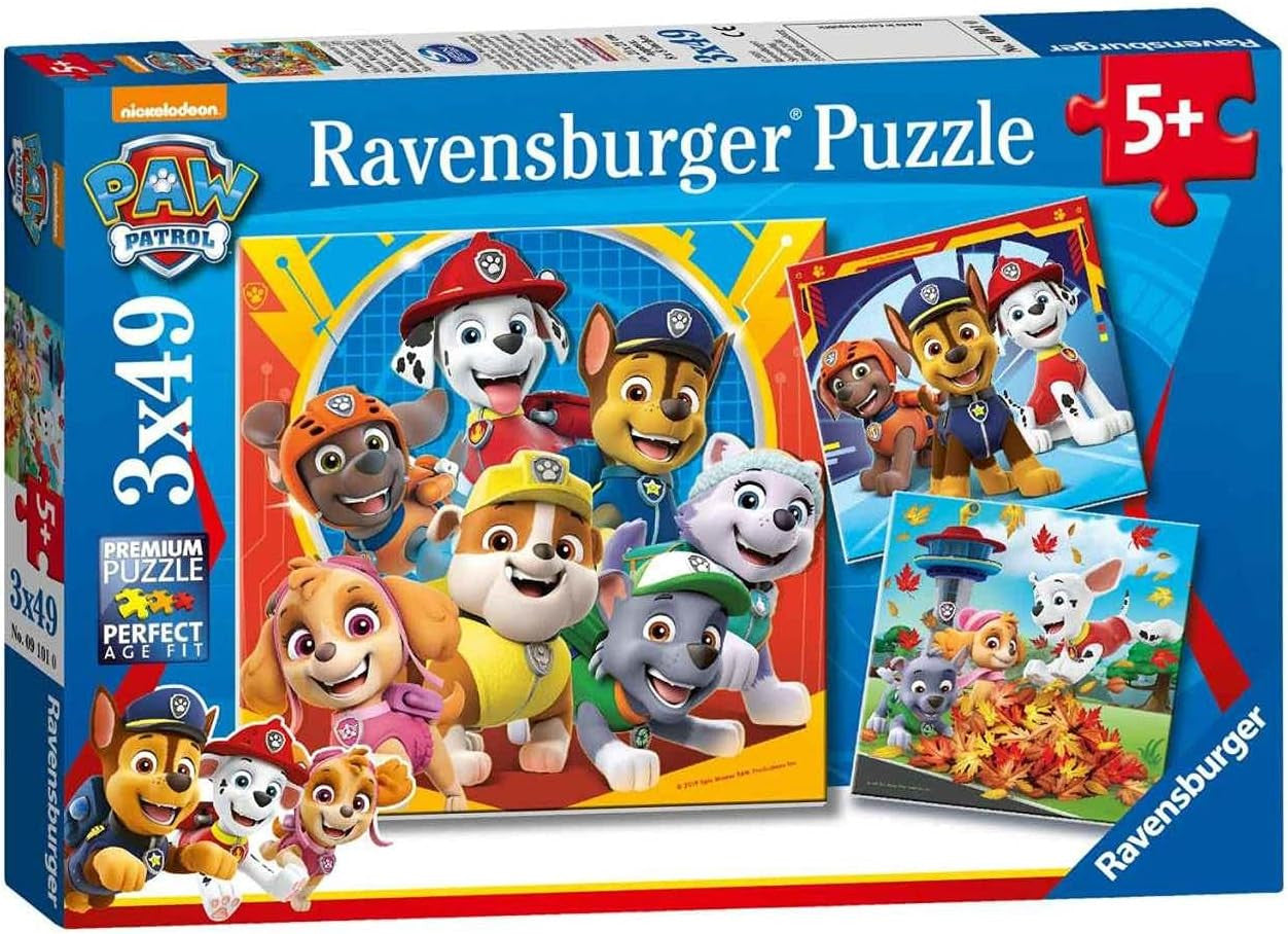 Ravensburger 3x49pc- Paw Patrol Puzzle