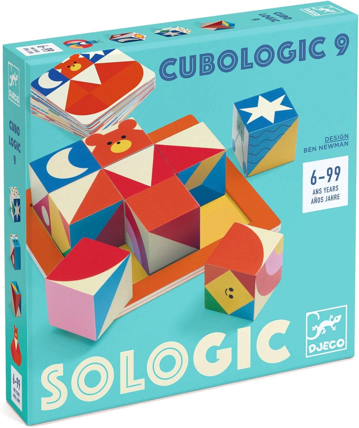 Djeco Cubologic 9 Cube Game with 30 Challenges product image 2