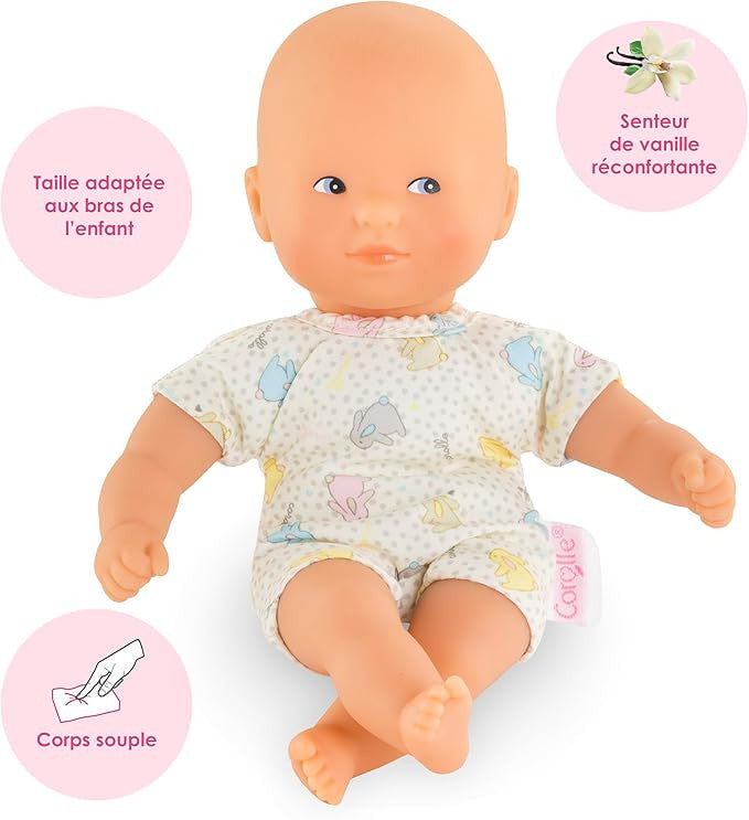 Corolle Mini Doll - Mini Calin Bunnies Blue Eyes 20cm
